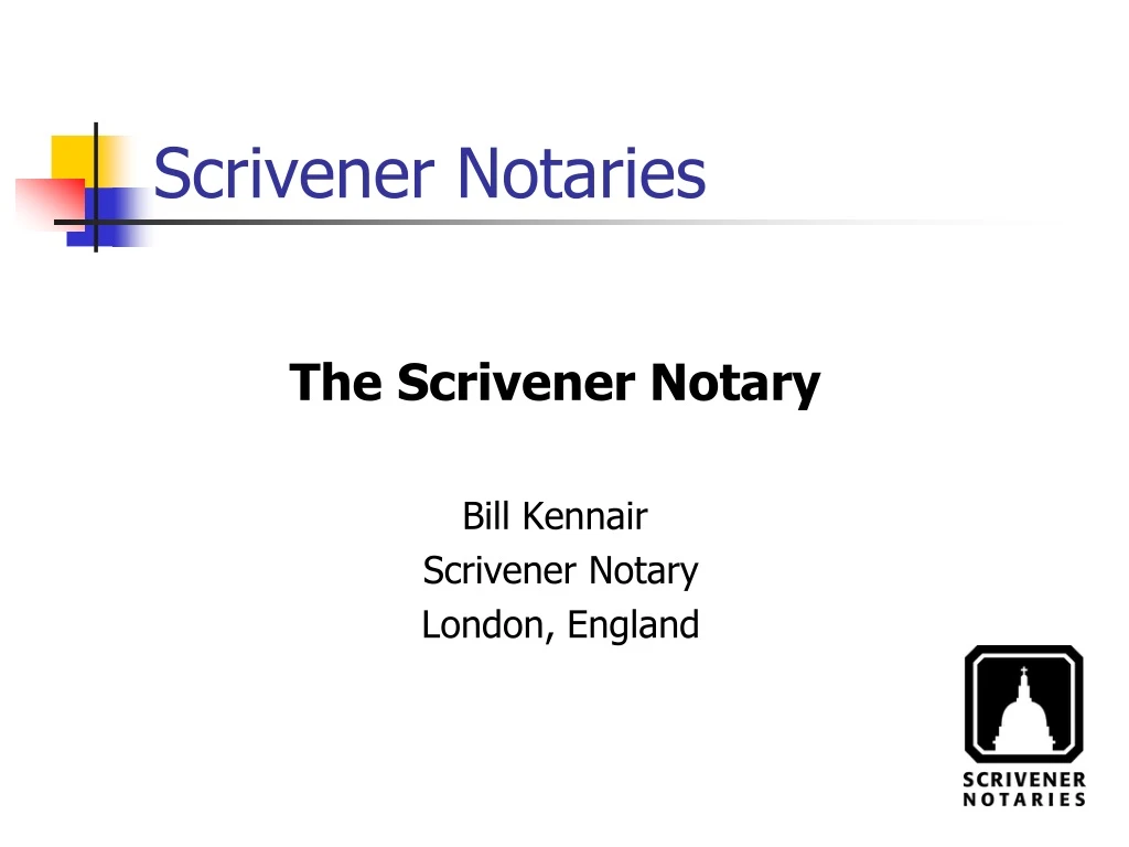 scrivener notaries