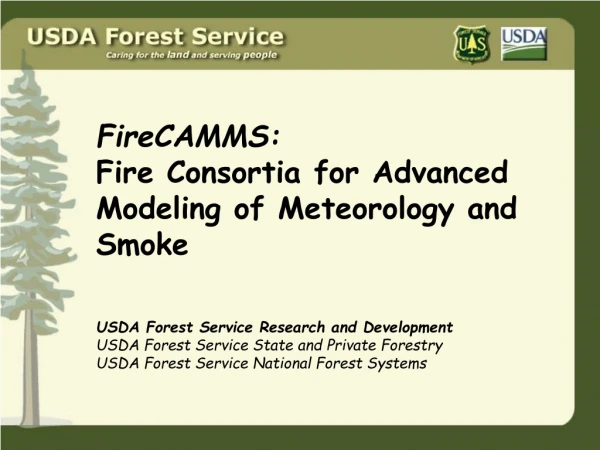 FireCAMMS: Fire Consortia for Advanced Modeling of Meteorology and  Smoke
