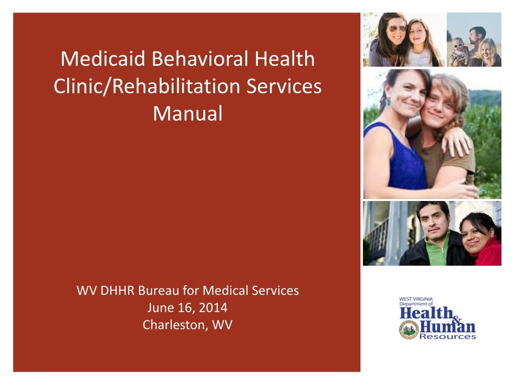 medicaid behavioral health clinic rehabilitation services manual
