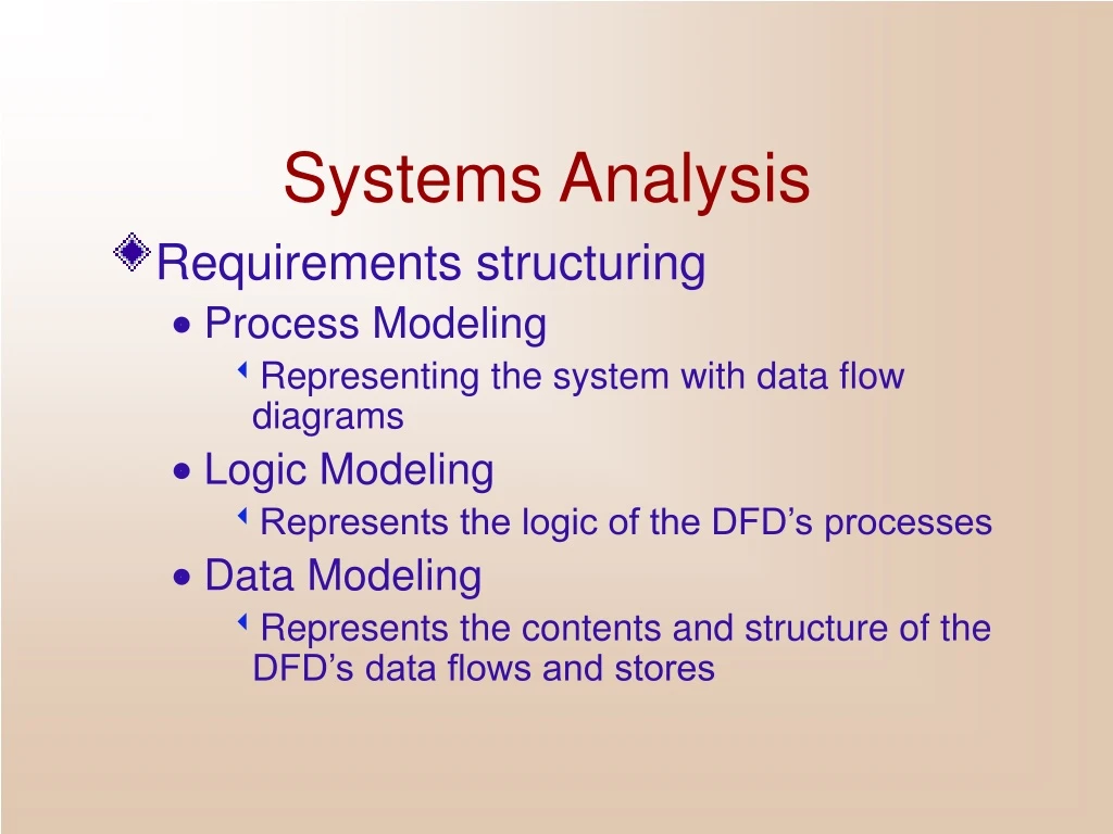 systems analysis