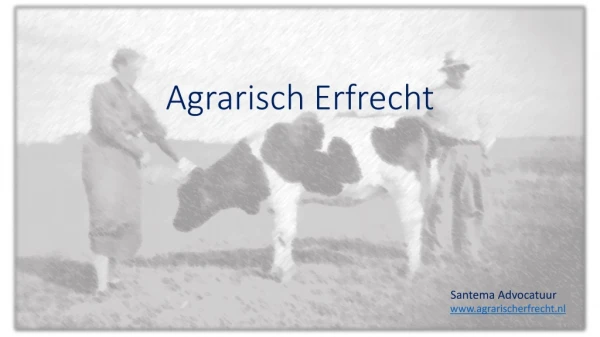 Agrarisch Erfrecht