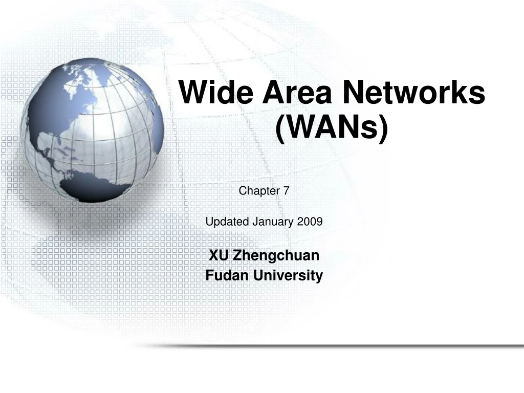 wide area networks wans