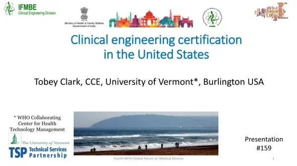 Clinical engineering certification  in  the United States