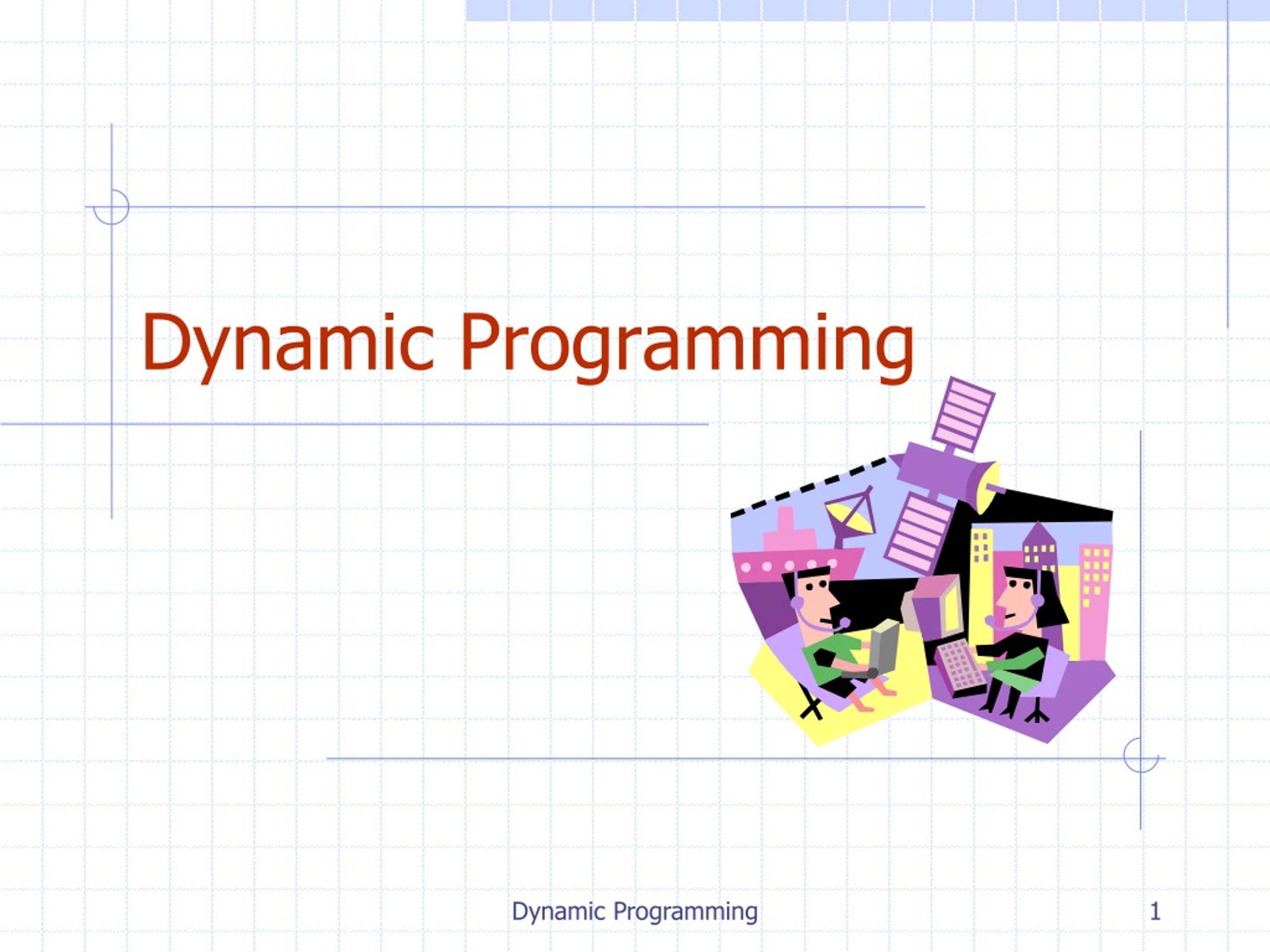 Optimal Matrix Chain-Product: Dynamic Programming Approach - slide 1