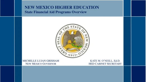 State Financial Aid Programs Overview