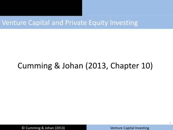 Venture Capital  and Private Equity Investing