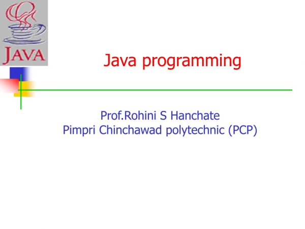 Java programming