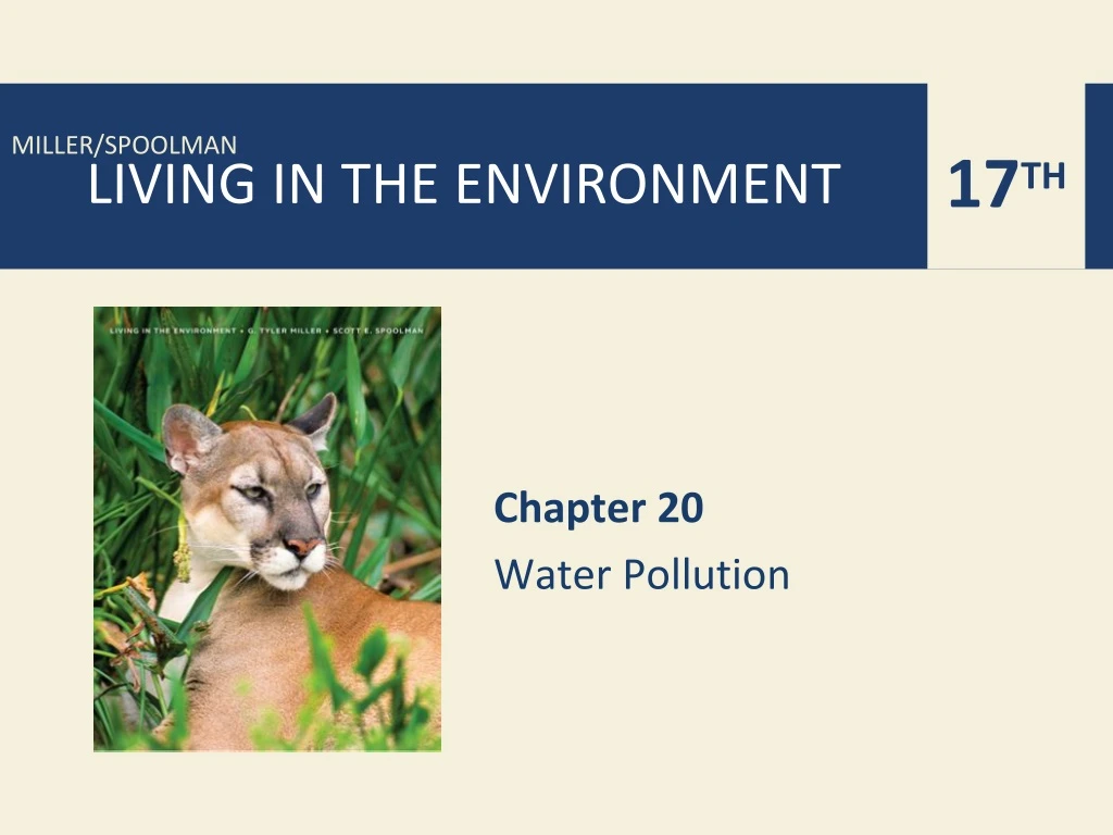 chapter 20 water pollution