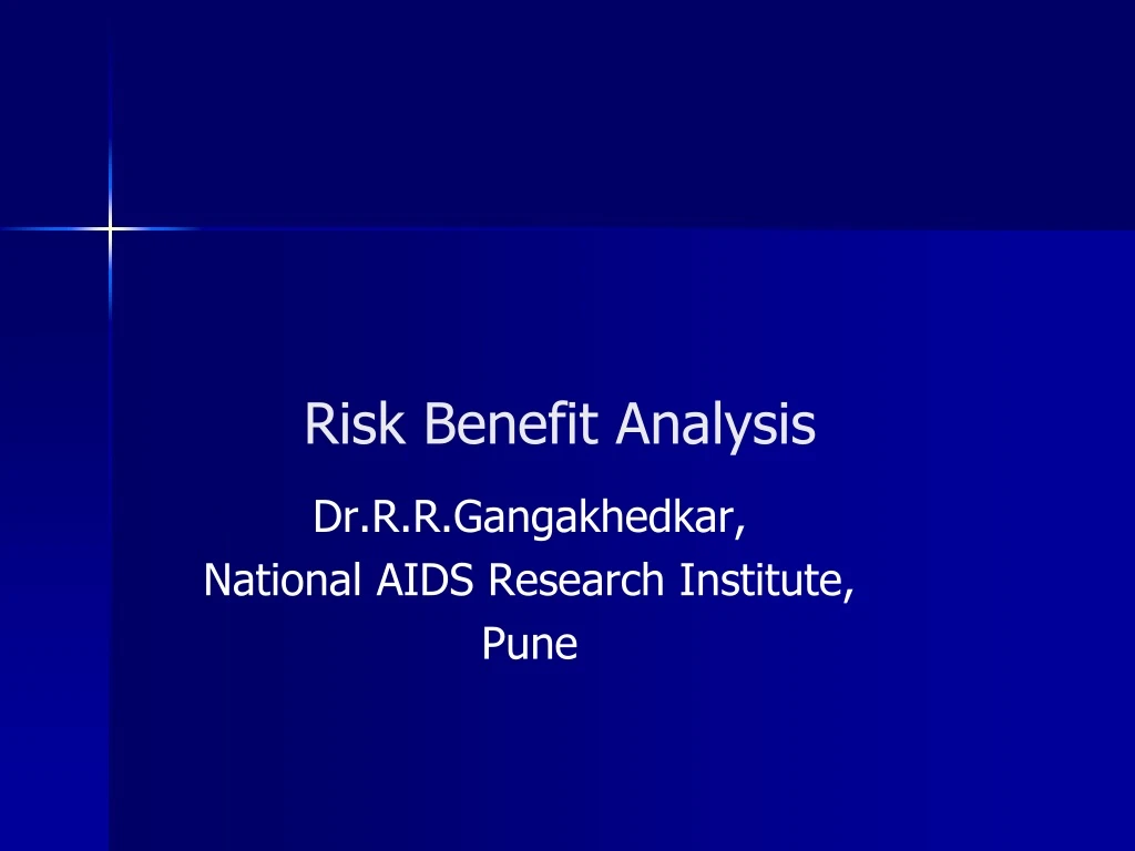 risk benefit analysis