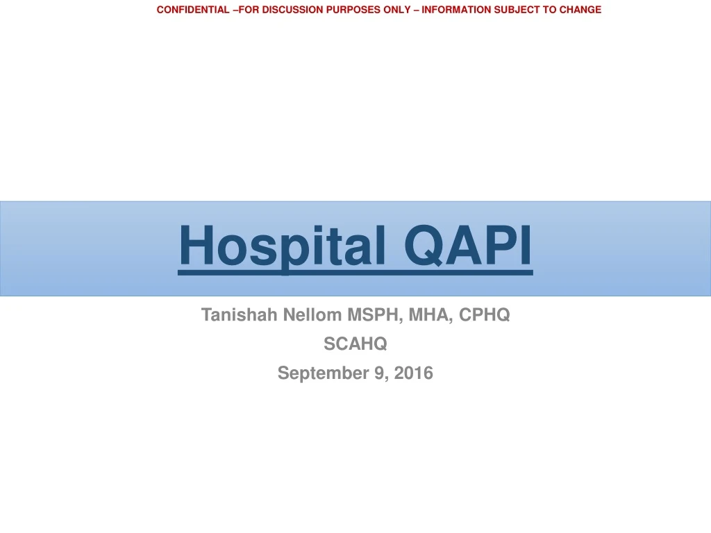 hospital qapi