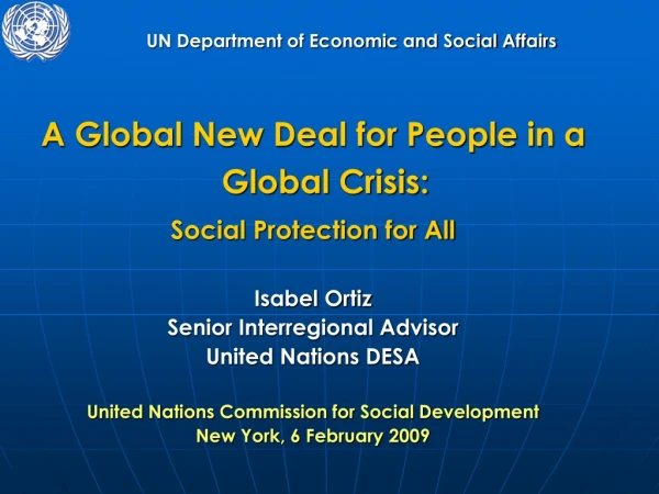 UN Department of Economic and Social Affairs