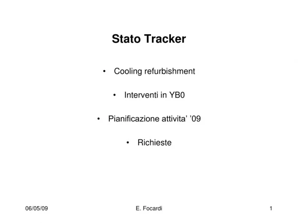 Stato Tracker