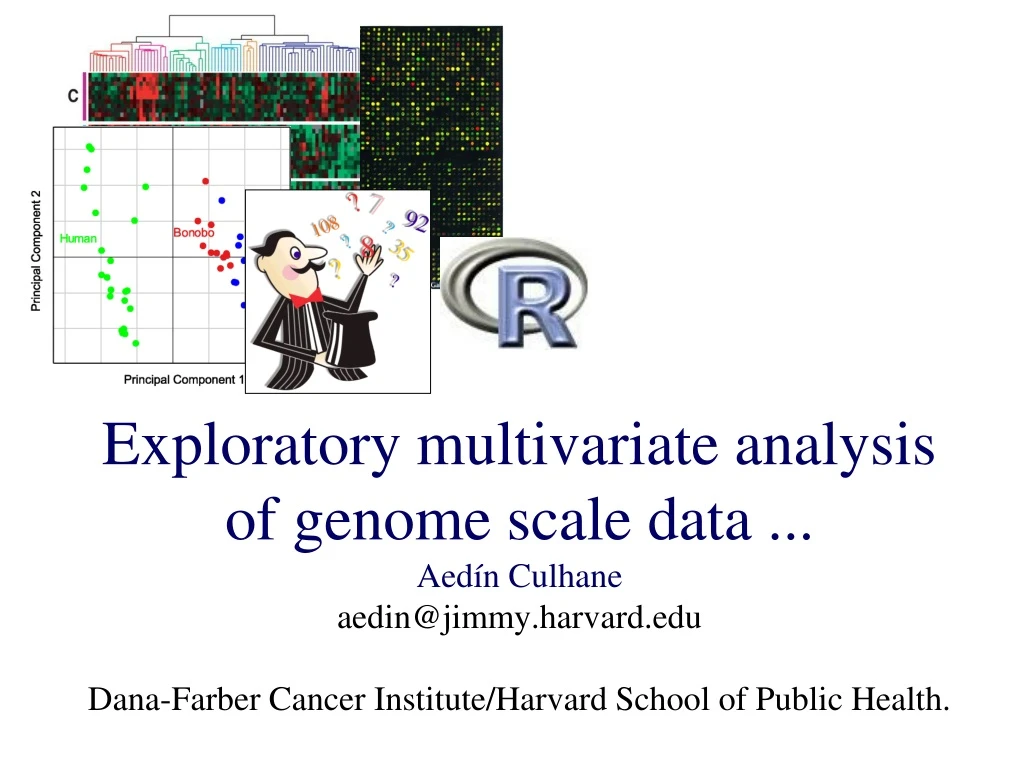 exploratory multivariate analysis of genome scale