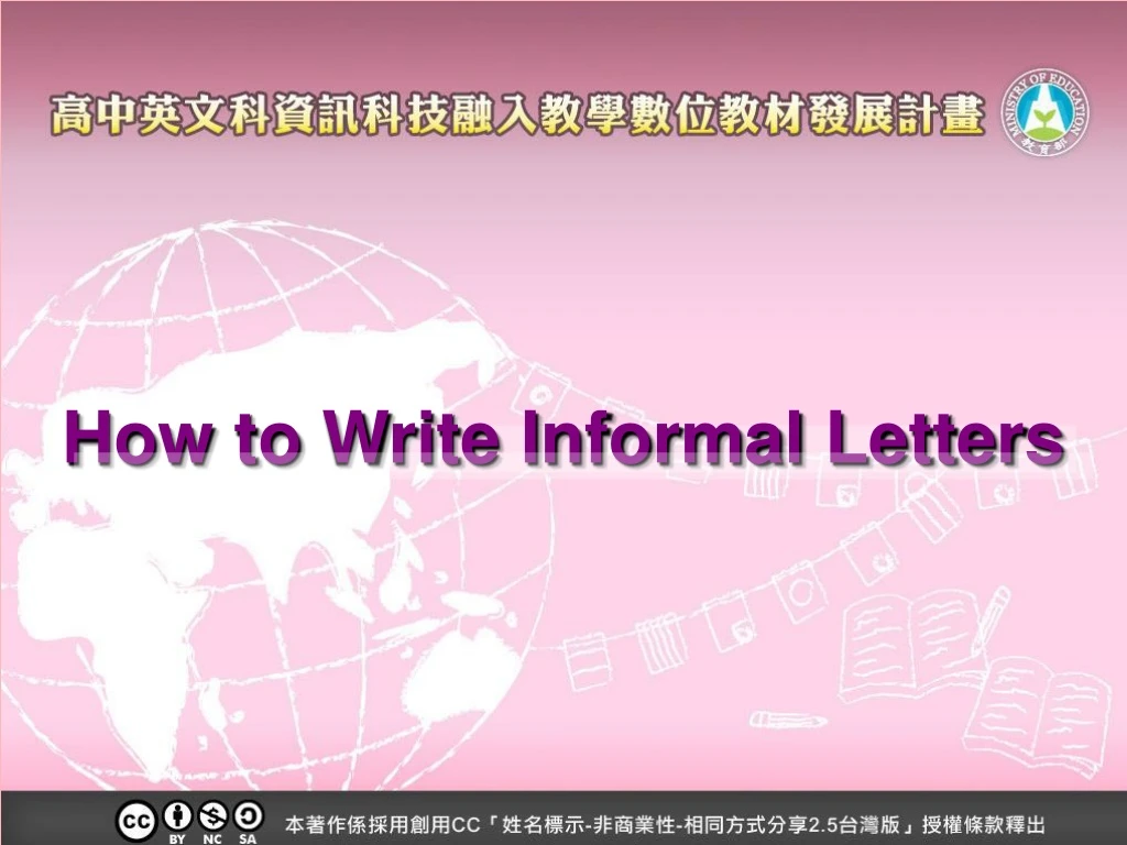 how to write informal letters