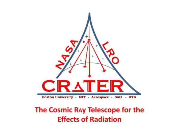The Cosmic R A y Telescope for the Effects of Radiation