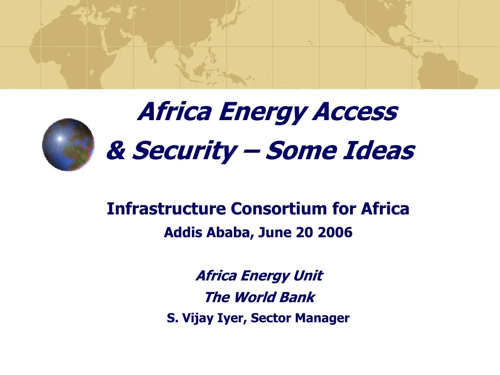 africa energy access security some ideas