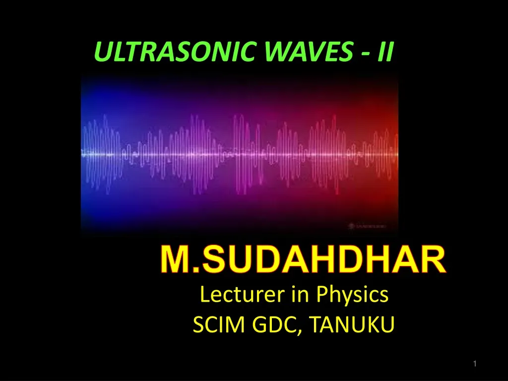 ultrasonic waves ii