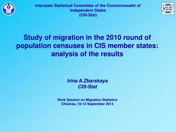 Interstate Statistical Committee of the Commonwealth of Independent States (CIS-Stat)