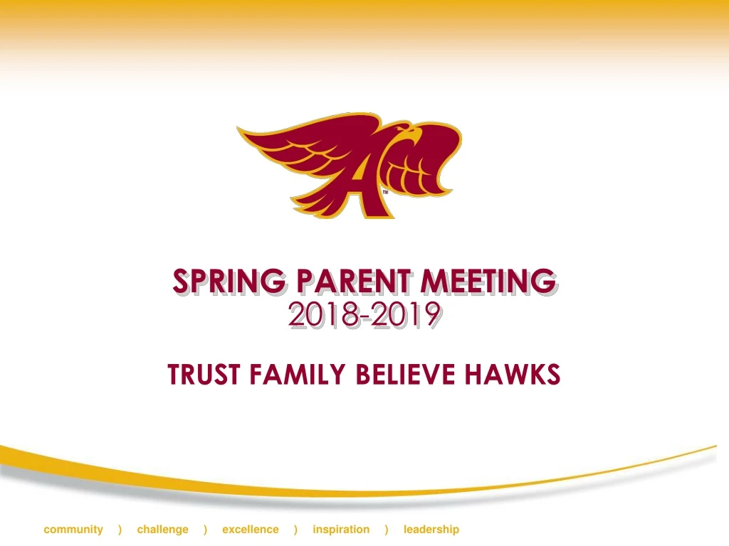 spring parent meeting 2018 2019