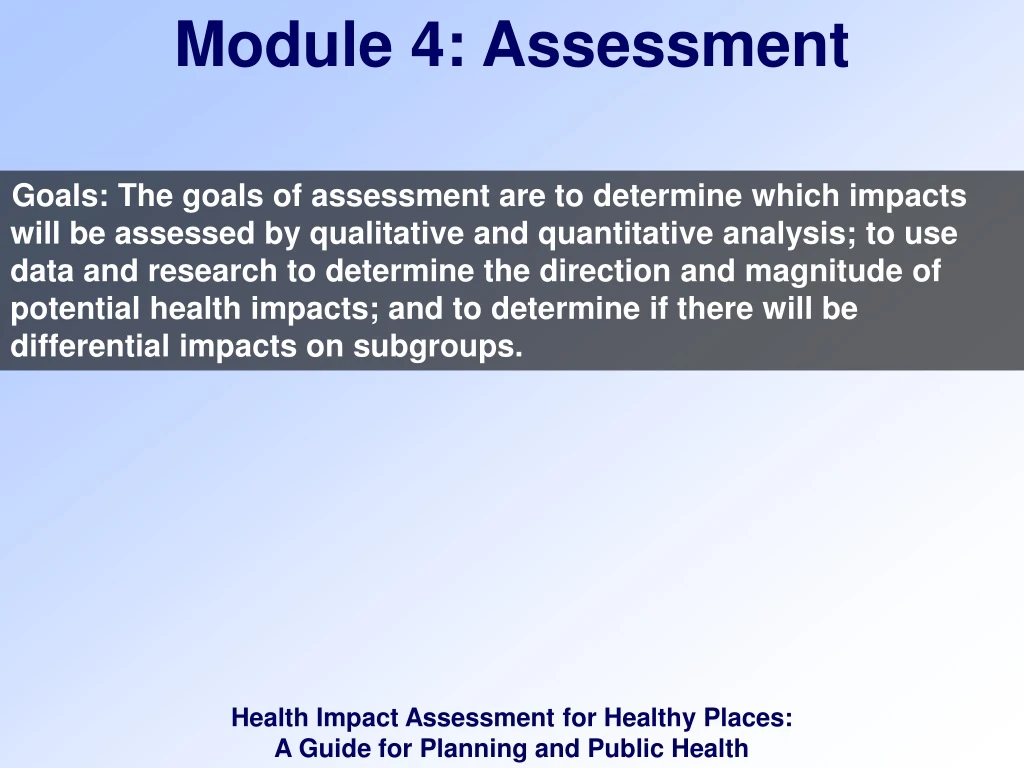 module 4 assessment