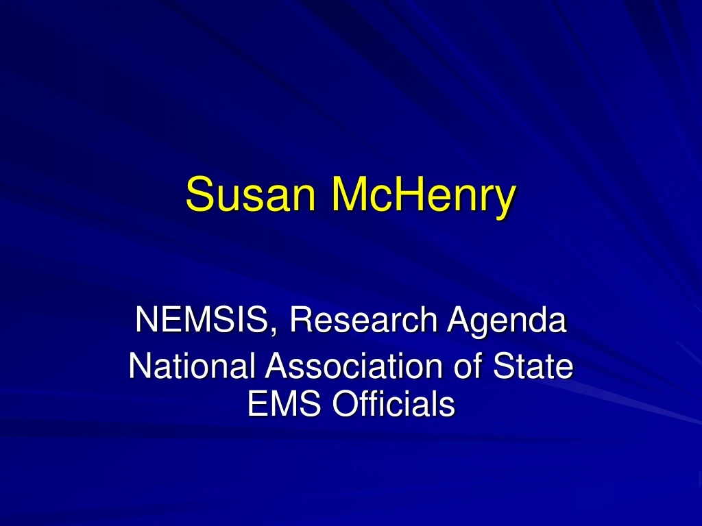 susan mchenry