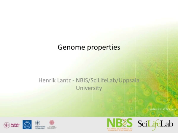 Genome properties