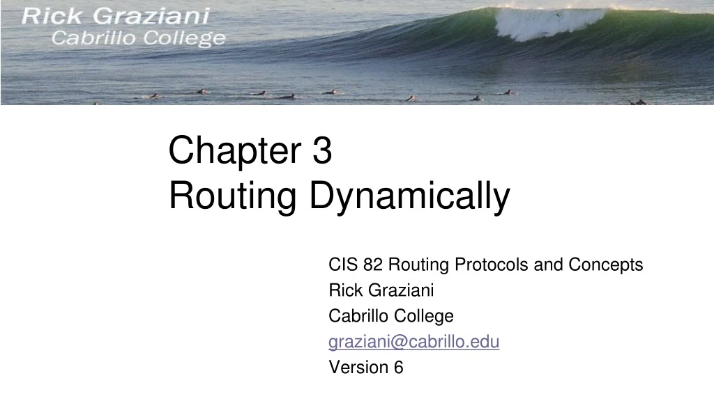 chapter 3 routing dynamically