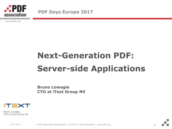 PDF Days Europe 2017