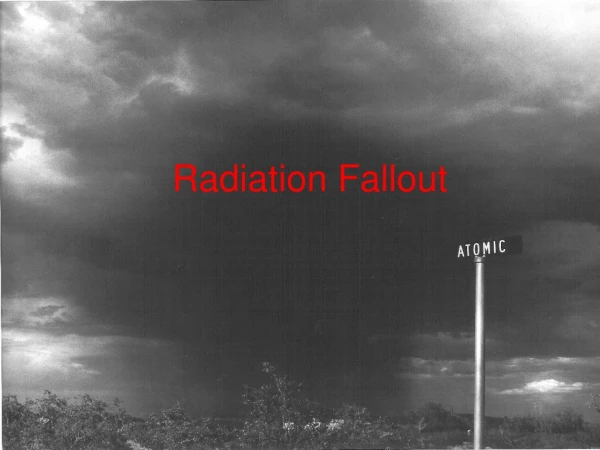 radiation fallout