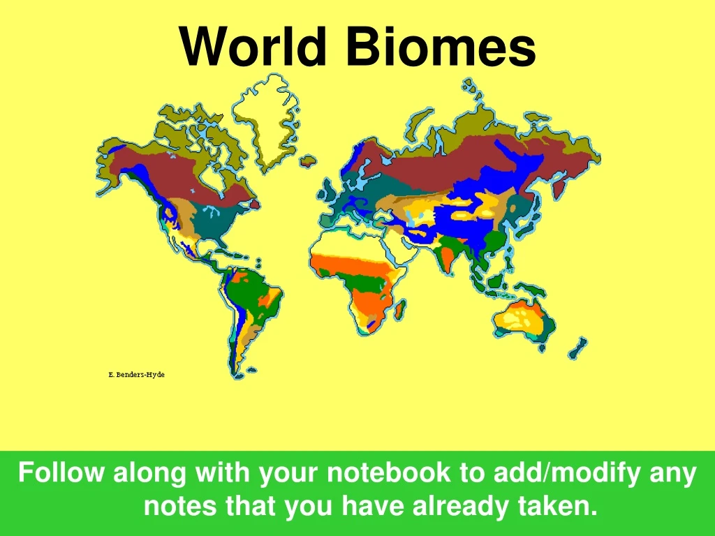 world biomes