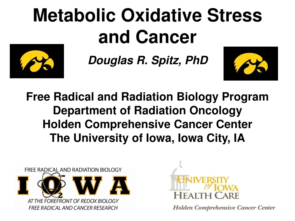 metabolic oxidative stress and cancer douglas