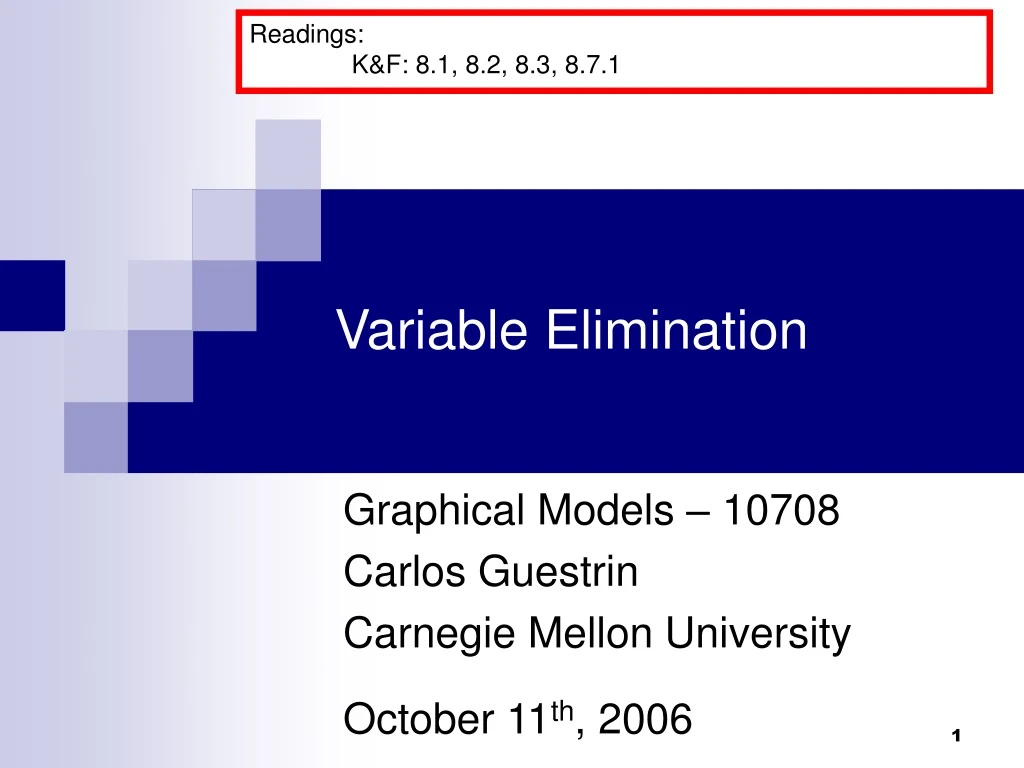 variable elimination