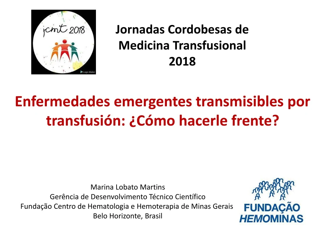 jornadas cordobesas de medicina transfusional 2018