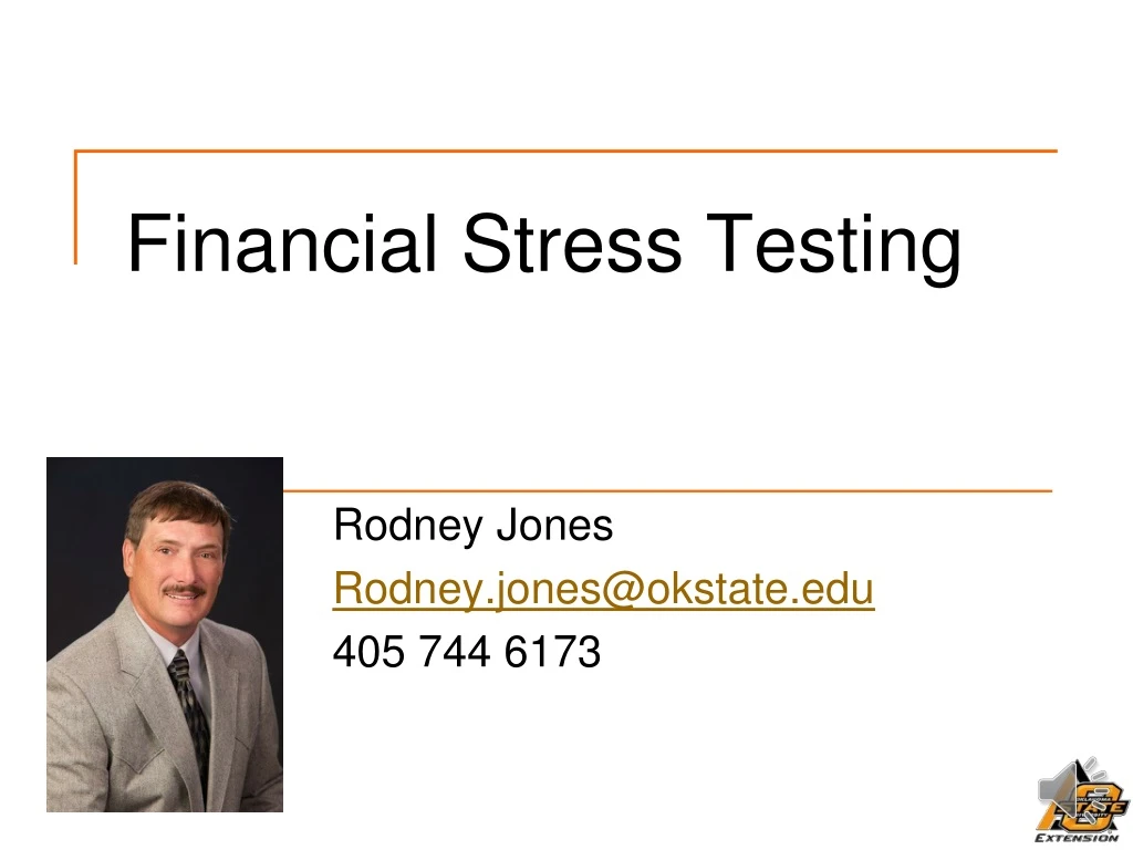 financial stress testing