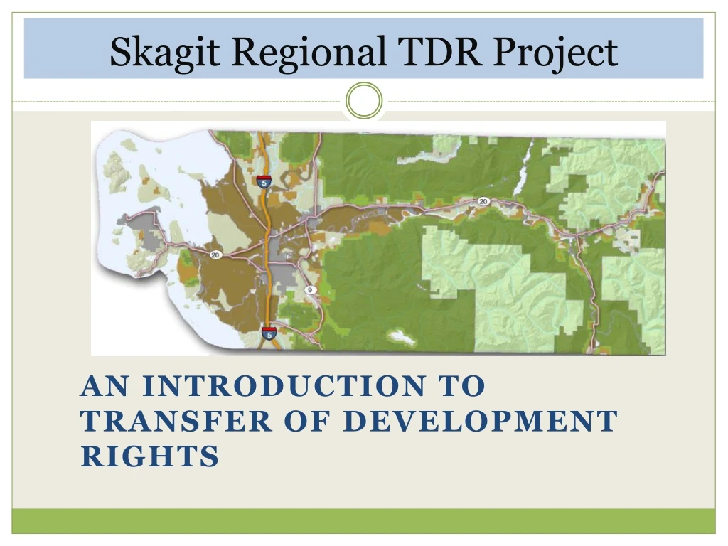 skagit regional tdr project
