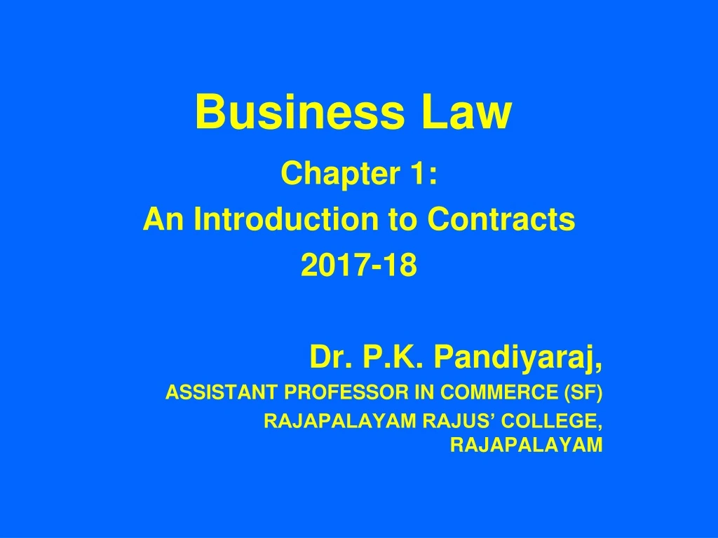 business law