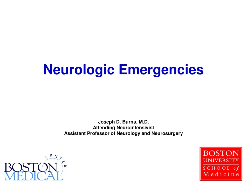 neurologic emergencies