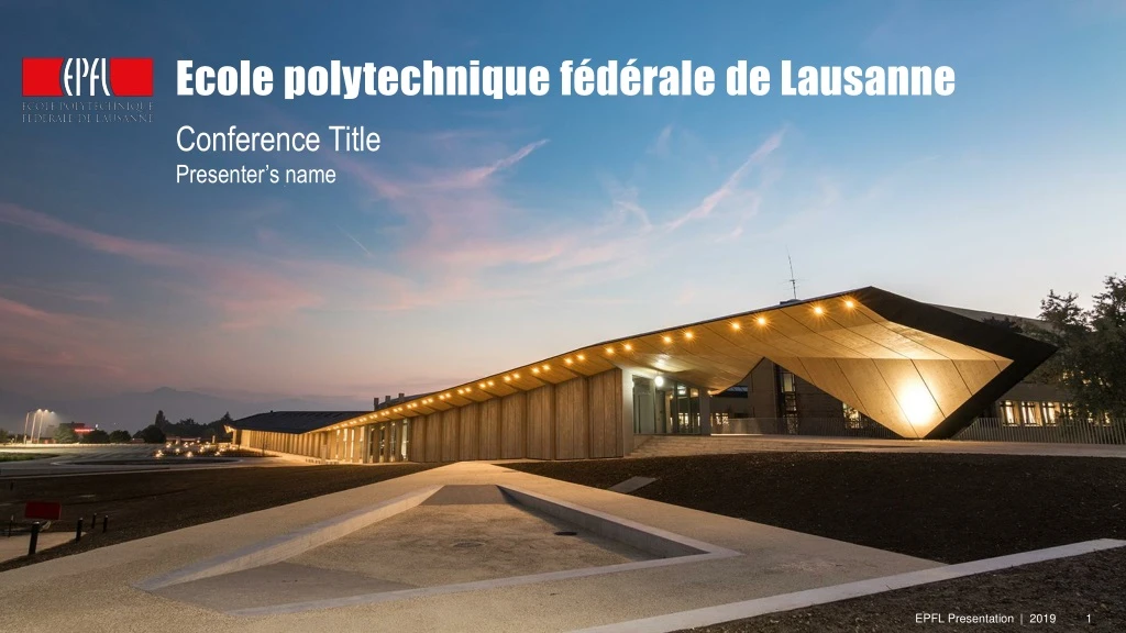 ecole polytechnique f d rale de lausanne