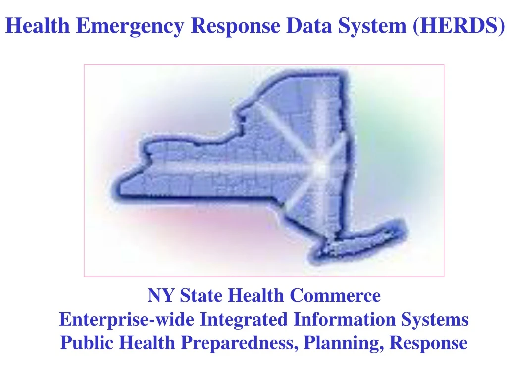 health emergency response data system herds