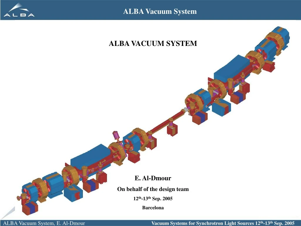 alba vacuum system e al dmour on behalf