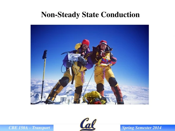 Non-Steady State Conduction