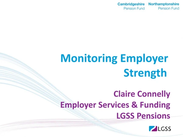 Claire Connelly   Employer Services &amp; Funding LGSS Pensions
