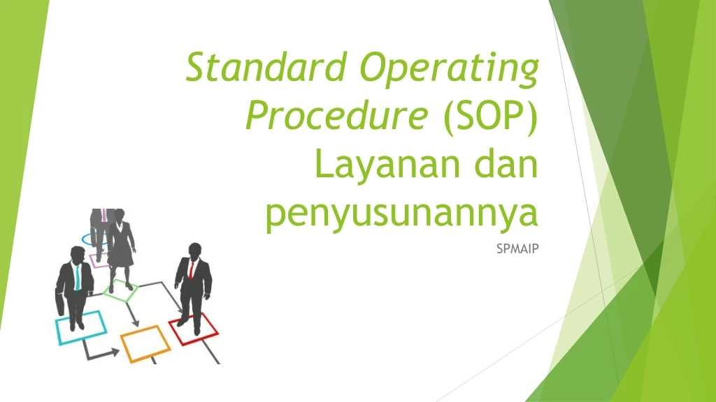 standard operating procedure sop layanan dan penyusunannya