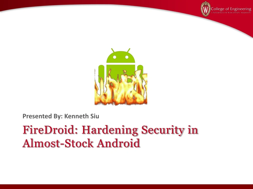 firedroid hardening security in almost stock android