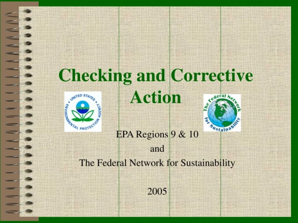 Checking and Corrective Action