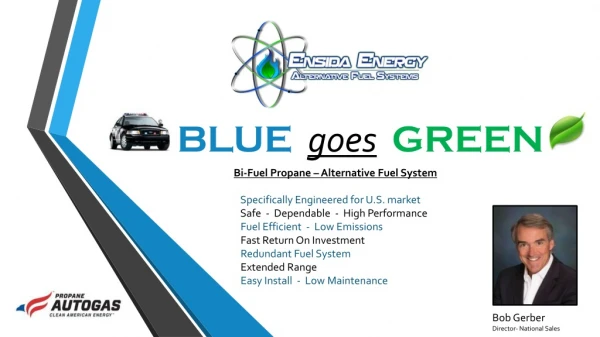 BLUE goes GREEN