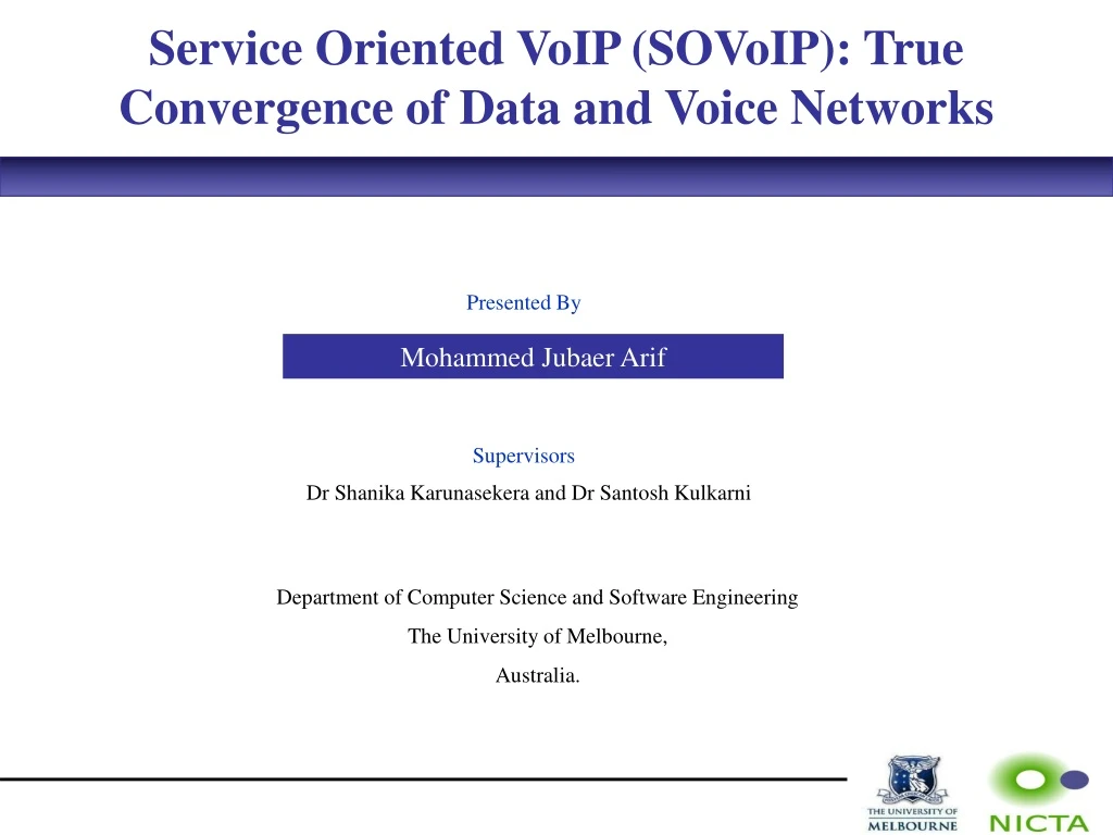 service oriented voip sovoip true convergence