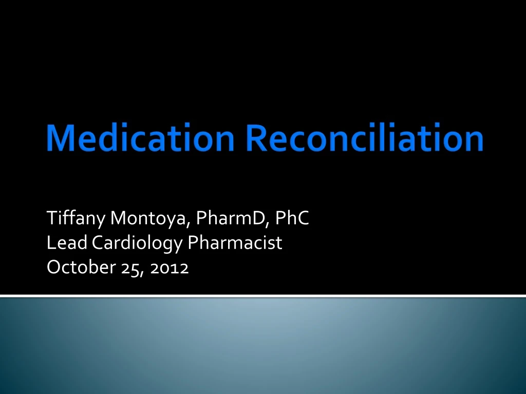 tiffany montoya pharmd phc lead cardiology pharmacist october 25 2012