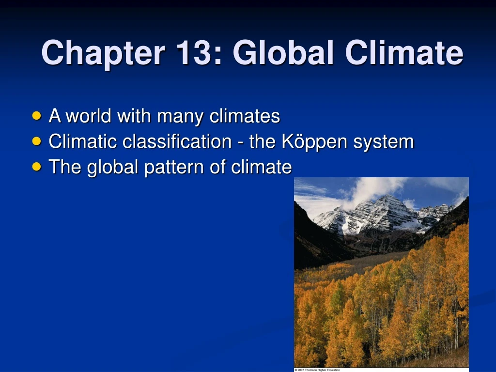 chapter 13 global climate