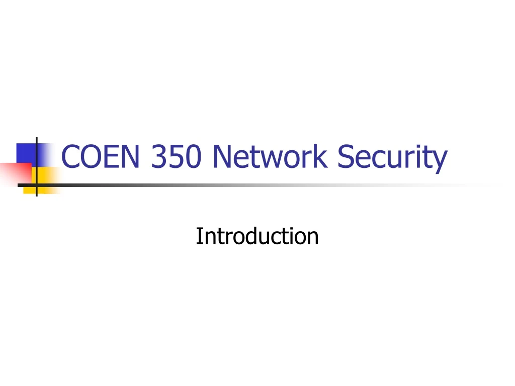 coen 350 network security